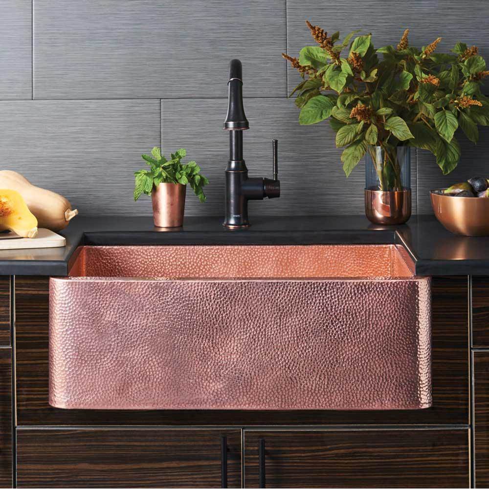 The Water ClosetNative TrailsFarmhouse 30 Kitchen SInk in Polished Copper