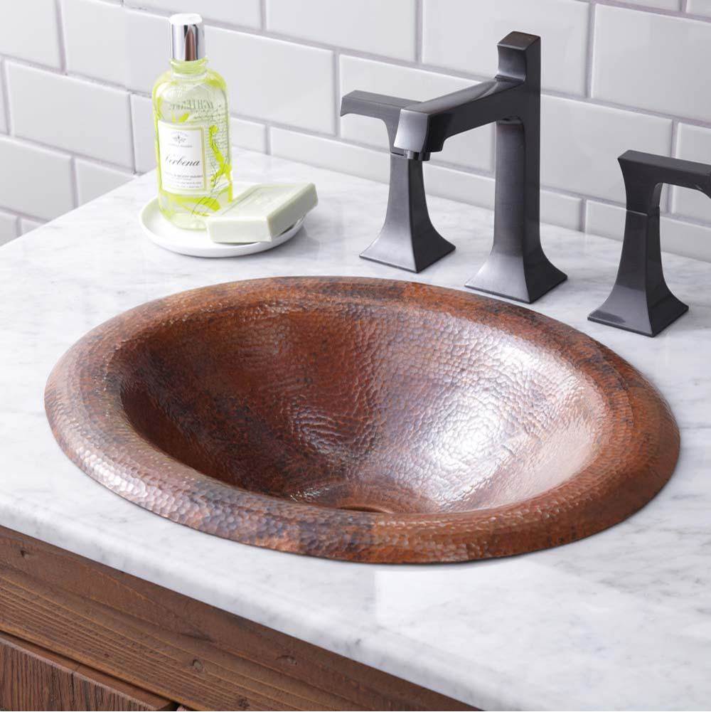 The Water ClosetNative TrailsMaestro Lotus Bathroom Sink in Tempered Copper