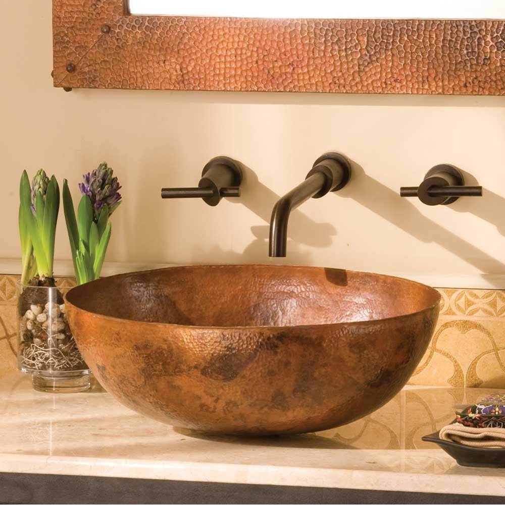 The Water ClosetNative TrailsMaestro Oval Bathroom Sink in Tempered Copper