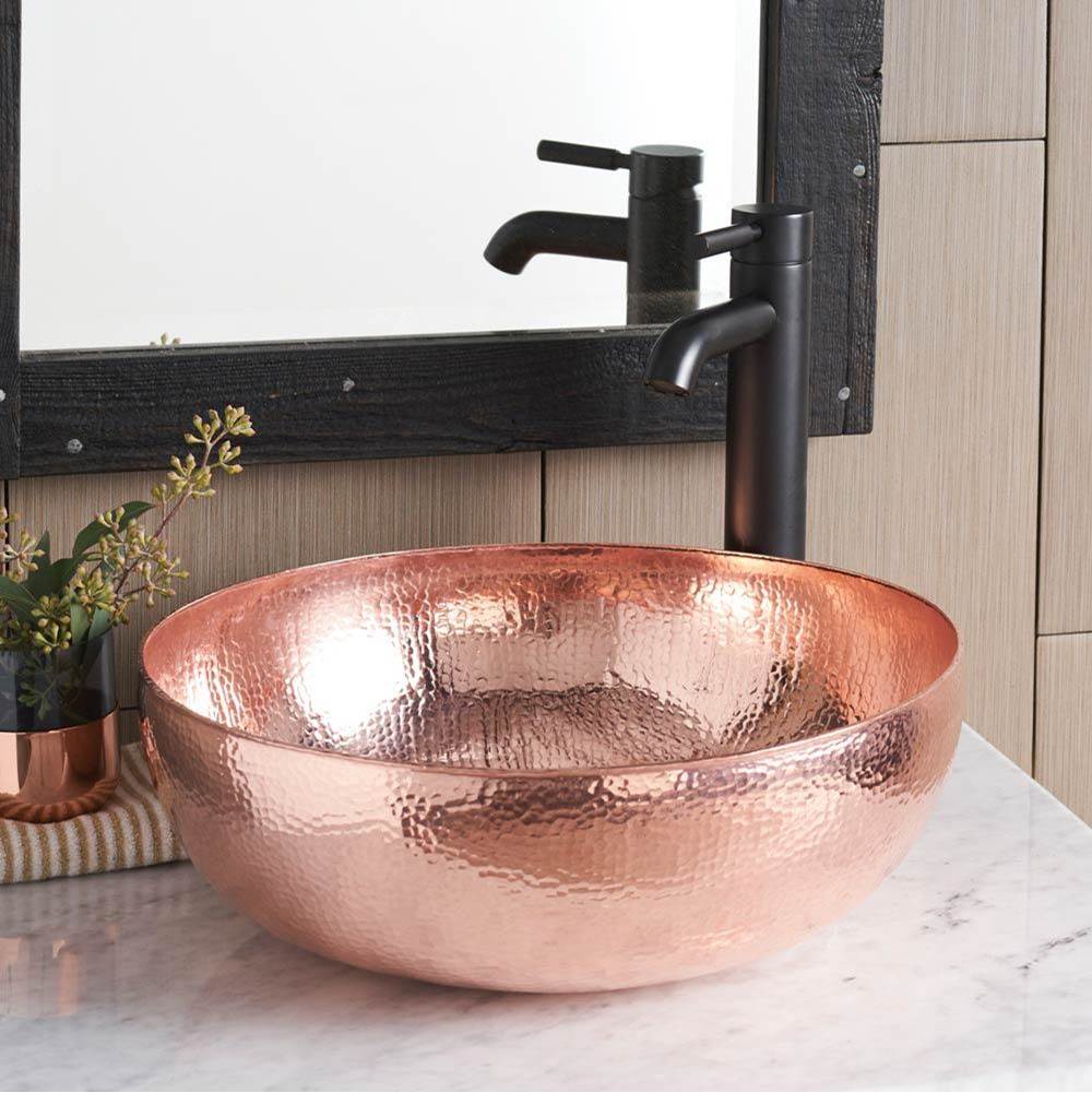 The Water ClosetNative TrailsMaestro Round Bathroom Sink in Polished Copper