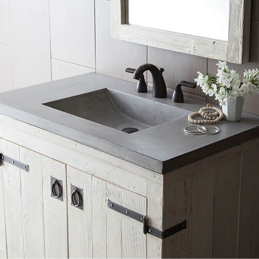 Native Trails Nsvnt36 A At The Water, 72 Inch Vanity Top With Sink