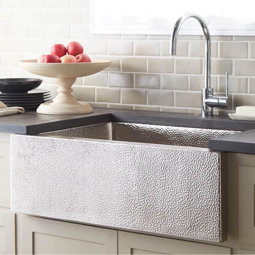 The Water ClosetNative TrailsPinnacle Kitchen SInk in Brushed Nickel