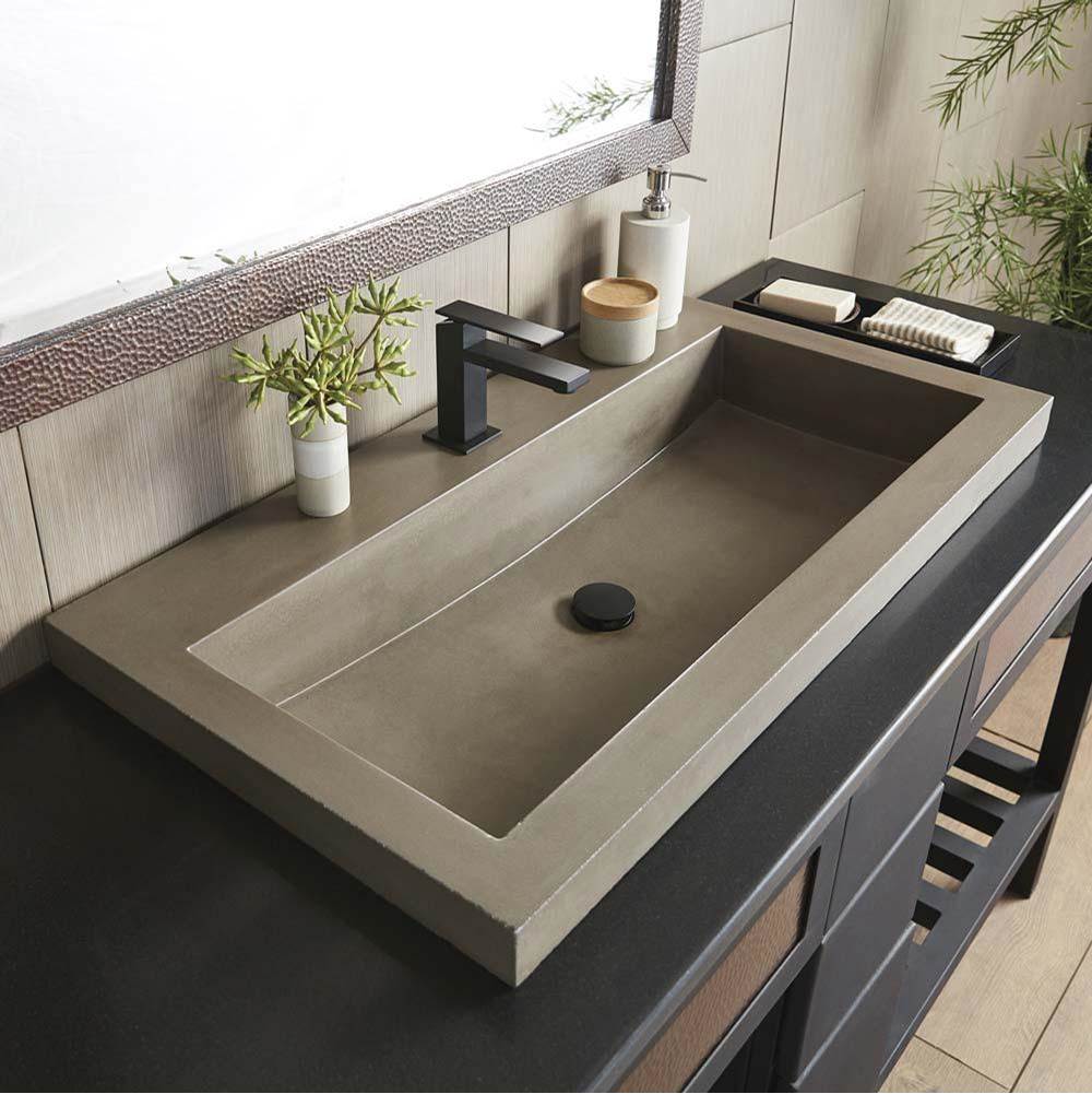 The Water ClosetNative TrailsTrough 3619 Bathroom Sink in Earth