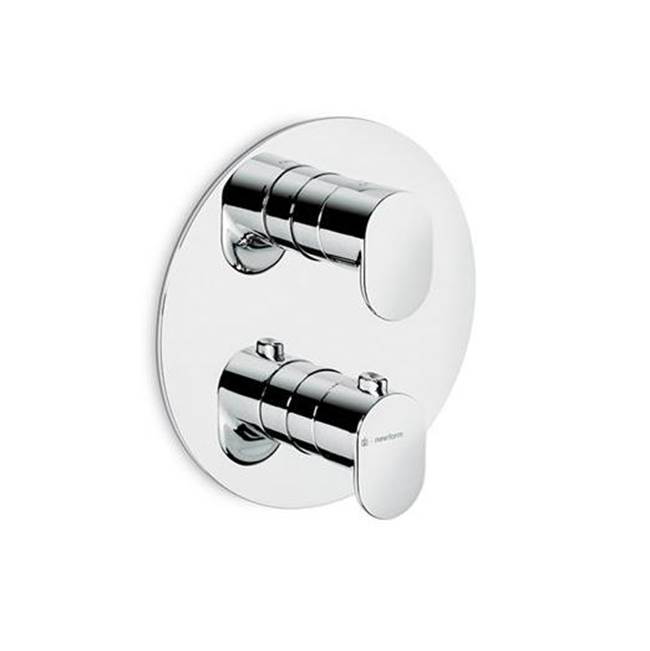 Newform Canada Thermostatic Valve Trims With Integrated Diverter Shower Faucet Trims item 67638E.M0.070