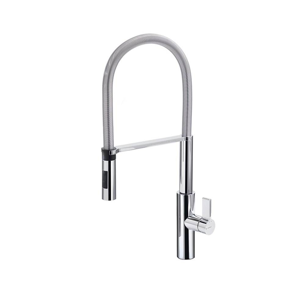 The Water ClosetNewform CanadaLibera Kitchen Mixer With Dual Spray Spring Hose, Brushed Copper Bronze