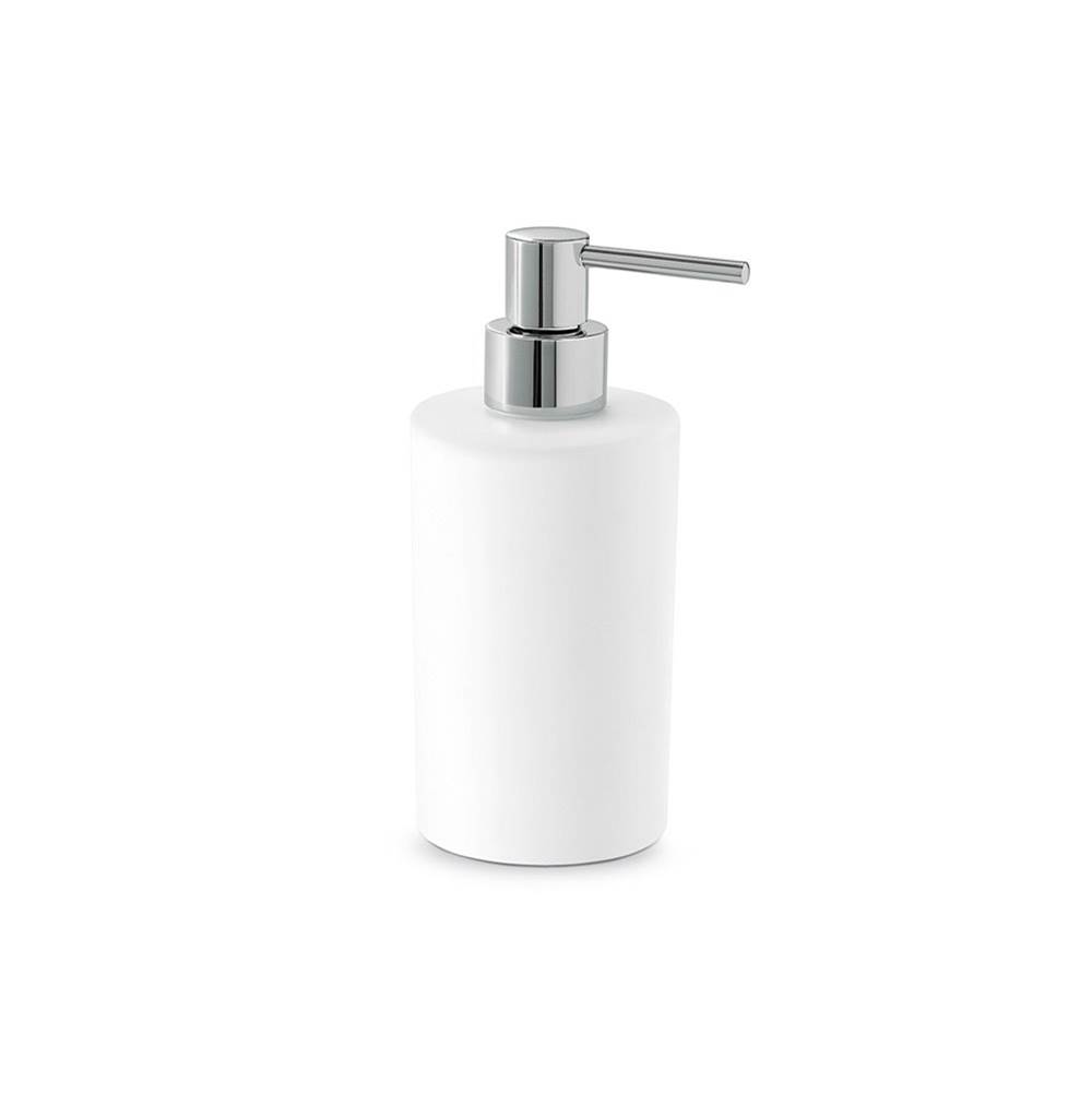 The Water ClosetNewform CanadaBlack Ceramic Soap Dispenser, Titanium Satin