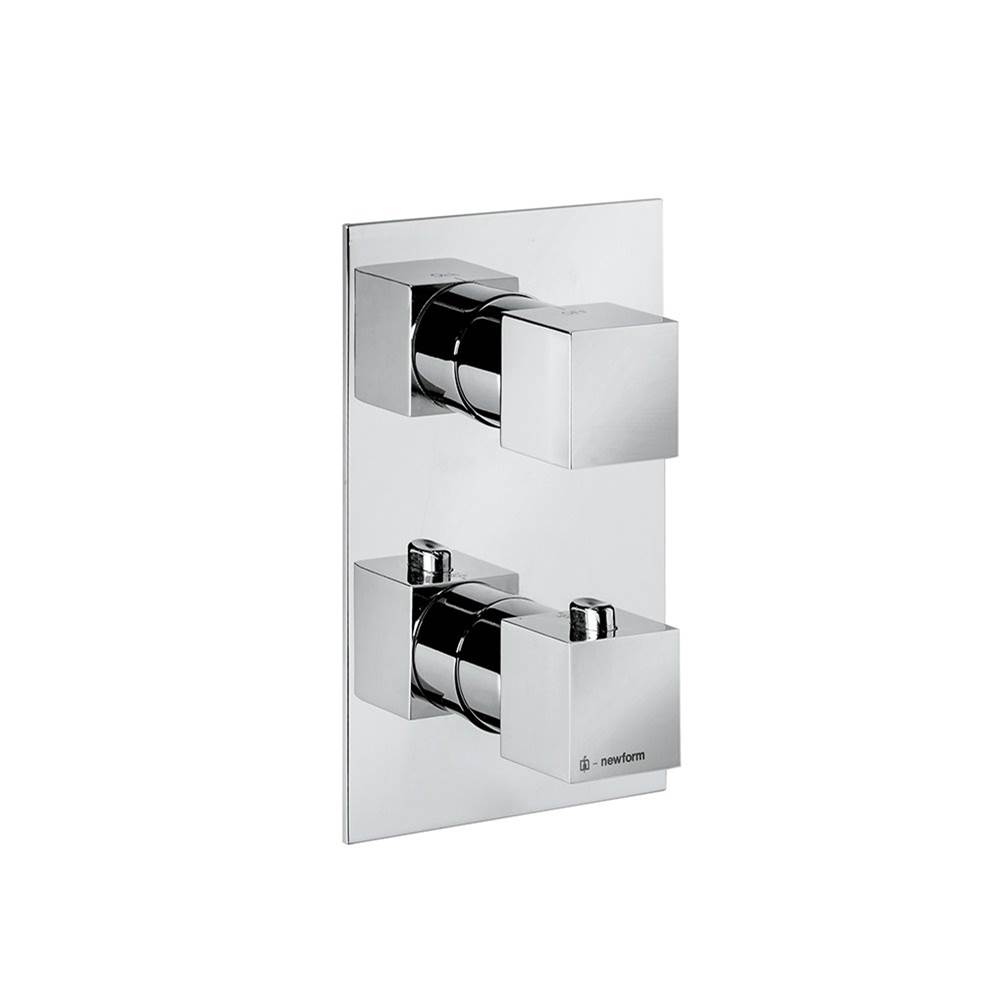 The Water ClosetNewform CanadaOne/Two/Three Function Therm Trim, Glossy Gold