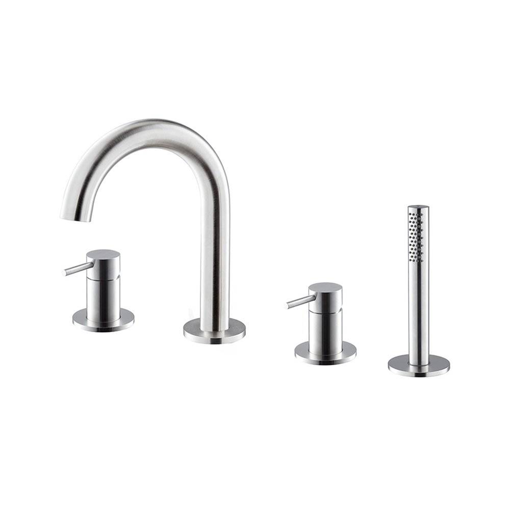 Newform Canada Deck Mount Roman Tub Faucets With Hand Showers item 69682XC.50.050