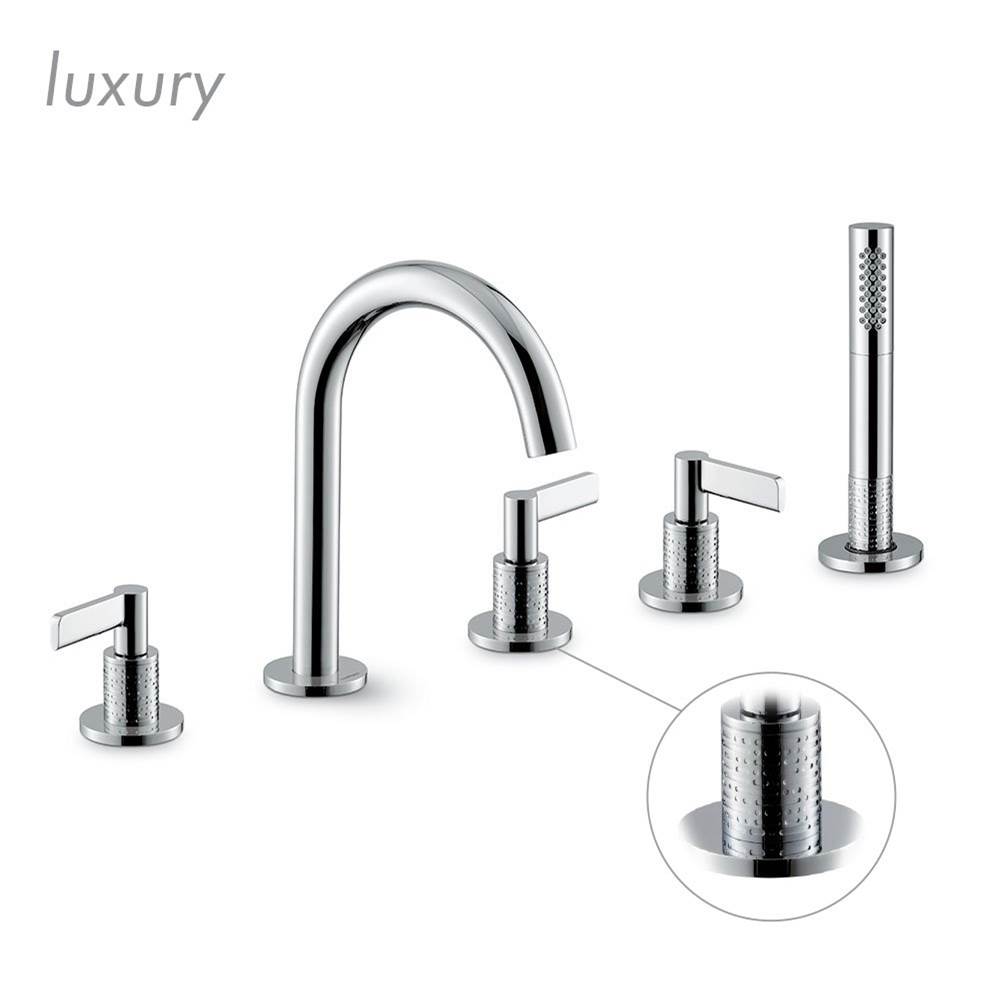 Newform Canada Deck Mount Roman Tub Faucets With Hand Showers item 71182C.21.018