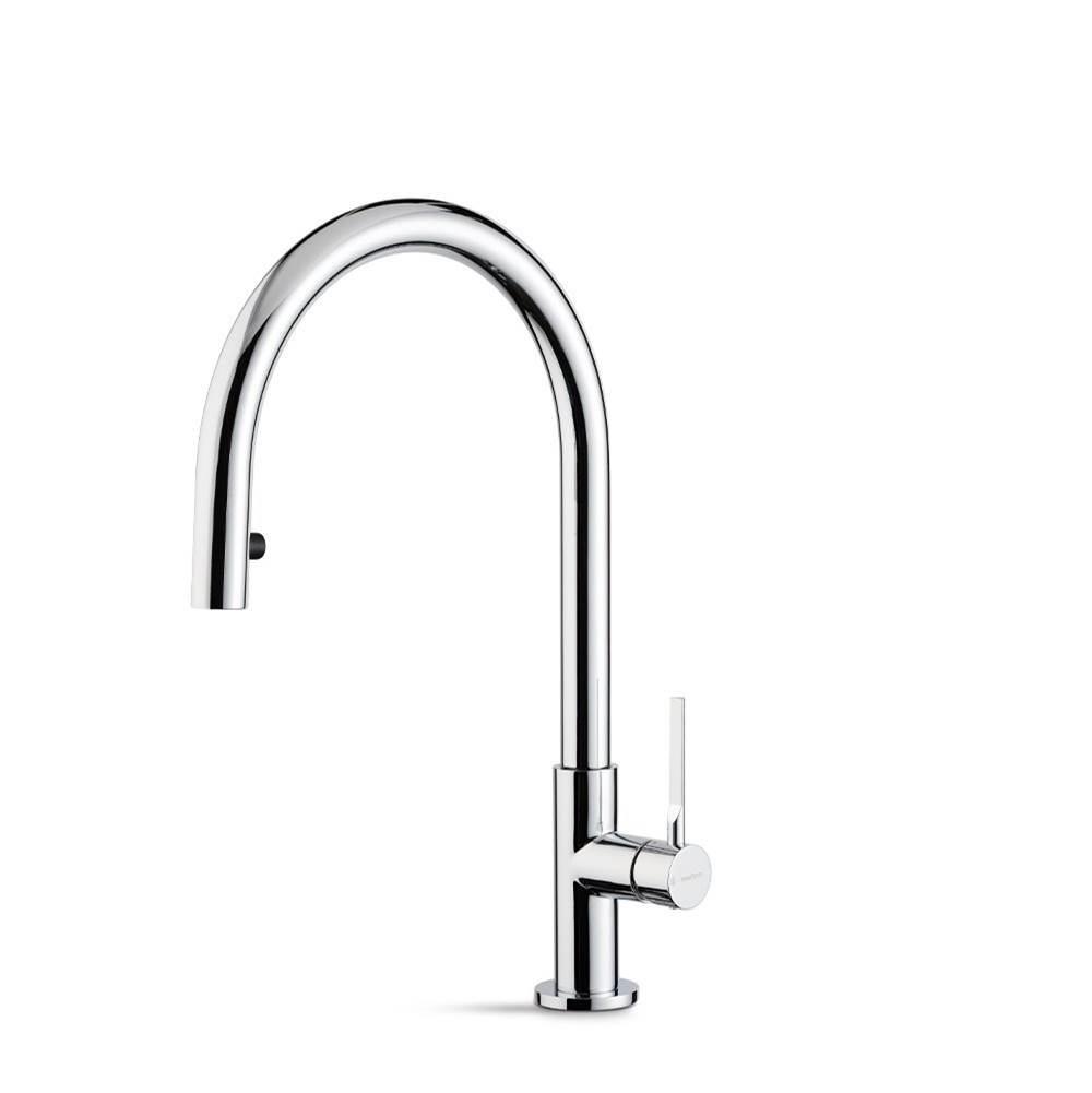 The Water ClosetNewform CanadaMaki Single Lever Kitchen Mixer W/ Pulldown Hose, Brushed Pale Gold