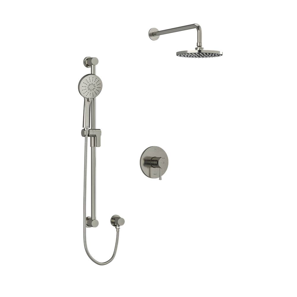 The Water ClosetRiobelType T/P (thermostatic/pressure balance) 1/2'' coaxial 2-way system with hand shower and shower head