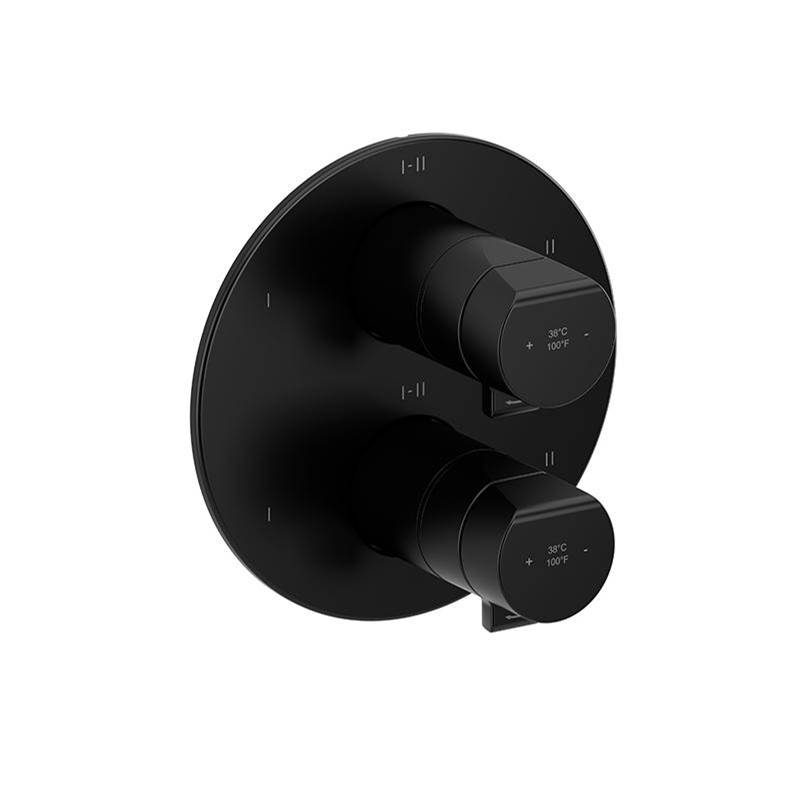 Riobel Thermostatic Valve Trim Shower Faucet Trims item PB46BK
