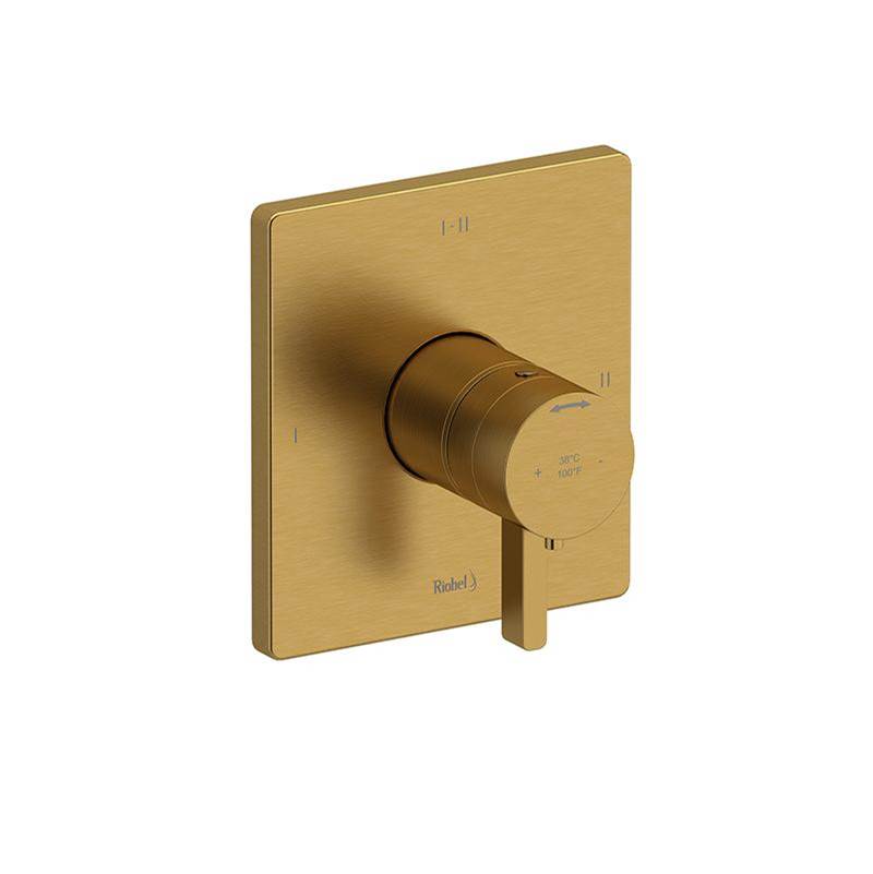 Riobel Thermostatic Valve Trim Shower Faucet Trims item PXTQ23BG
