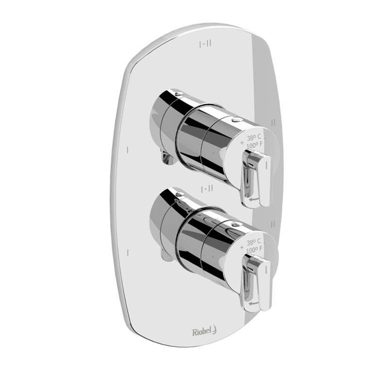 The Water ClosetRiobel4-way Type T/P (thermostatic/pressure balance) coaxial valve trim