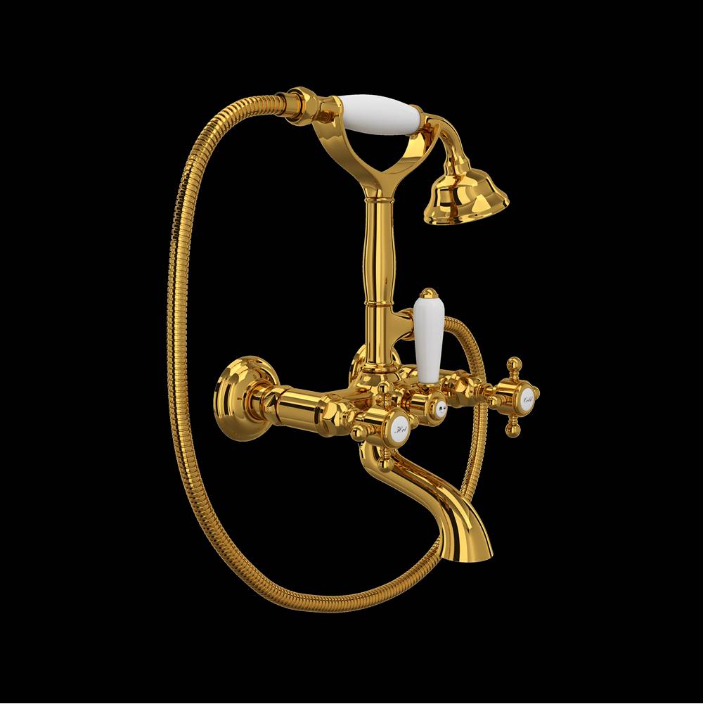 The Water ClosetRohl CanadaExposed Wall Mount Tub Filler