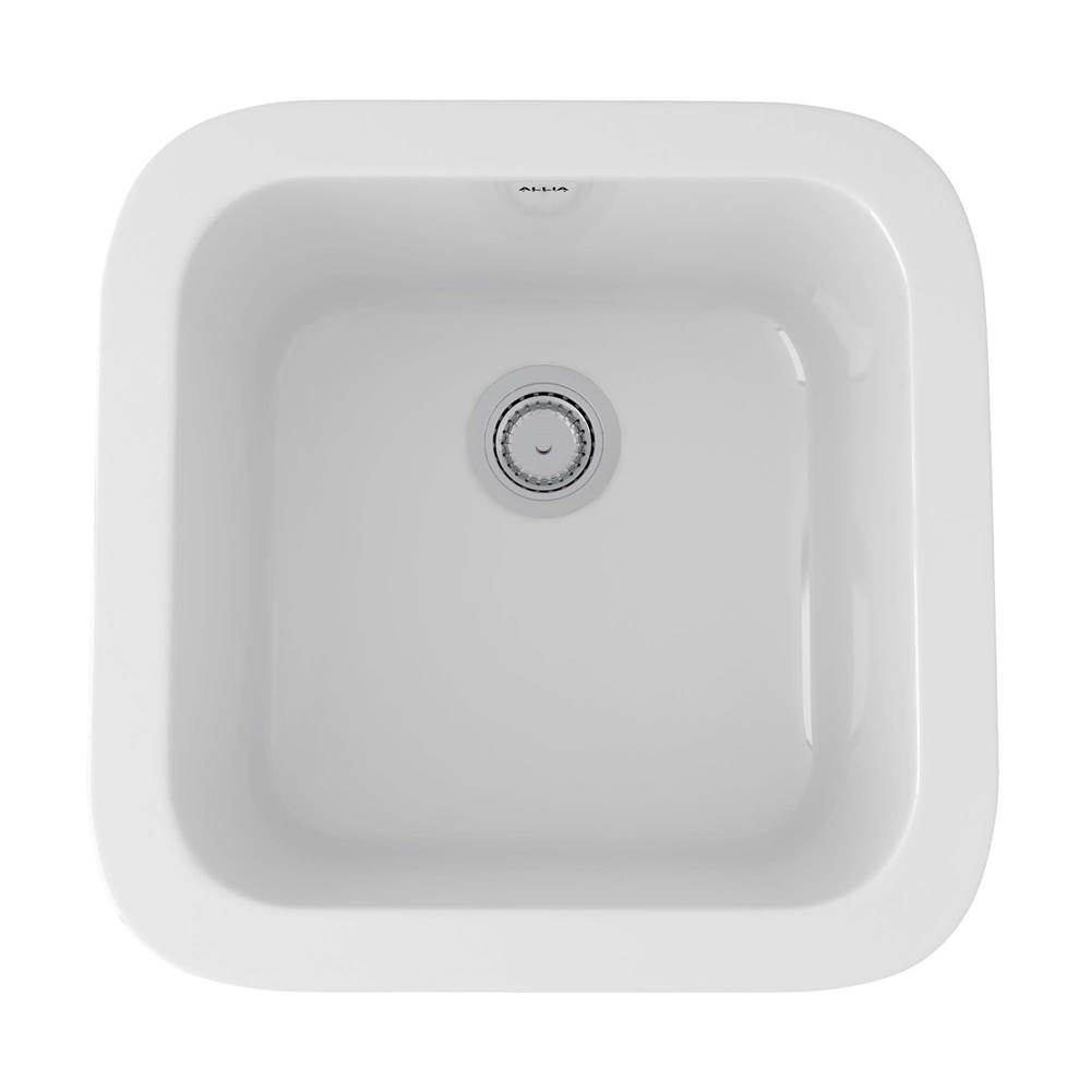 The Water ClosetRohl CanadaAllia™ 18'' Fireclay Single Bowl Bar/Food Prep Kitchen Sink
