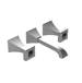 Rubinet Canada - T1GICQOBCL - Wall Mounted Bathroom Sink Faucets