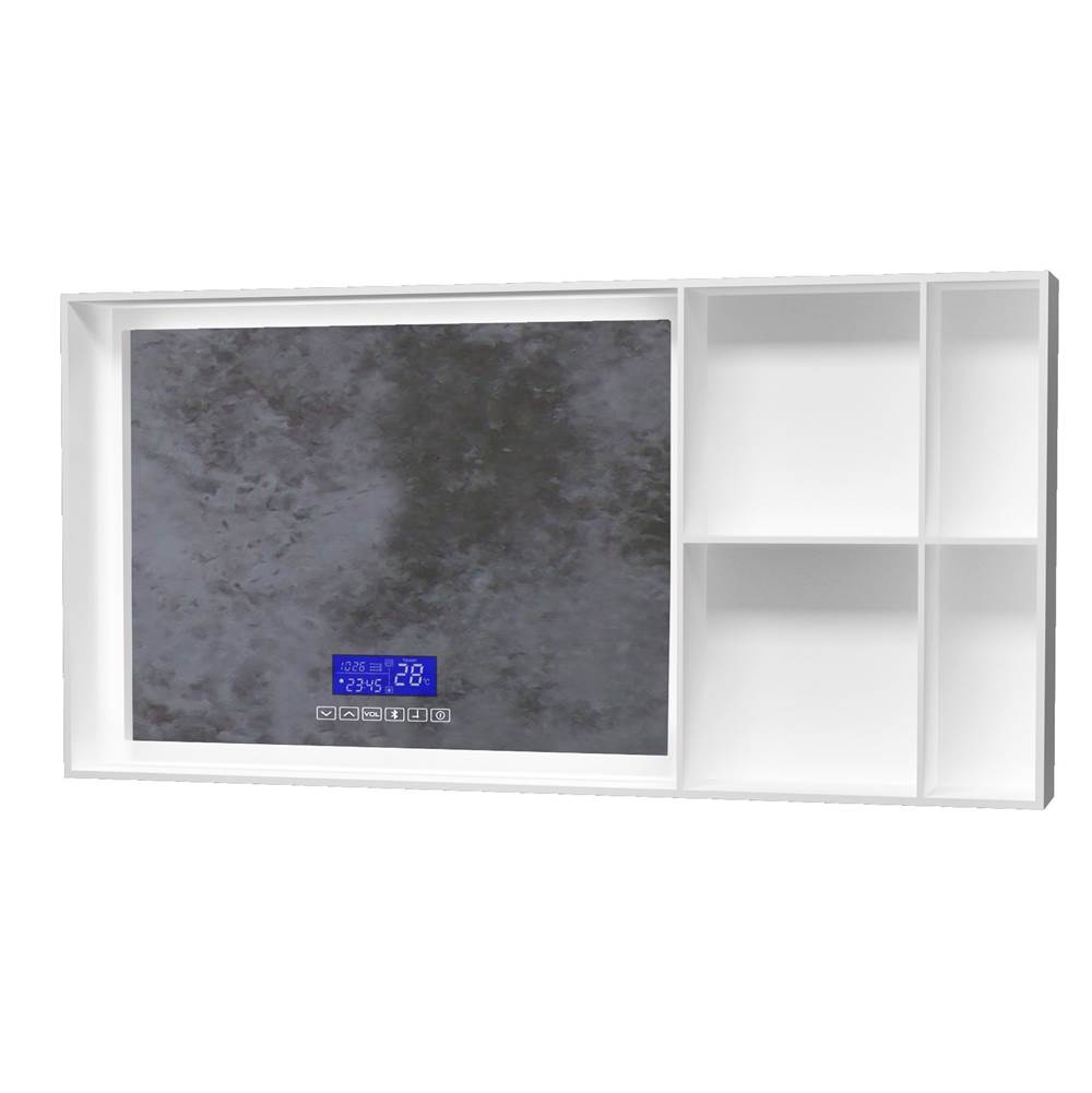 The Water ClosetSlik PortfolioRectangular Surface Mirror, 2 Shelves With Itec Function 39 3/8'' X 19 5/8'' X 4 1/2''