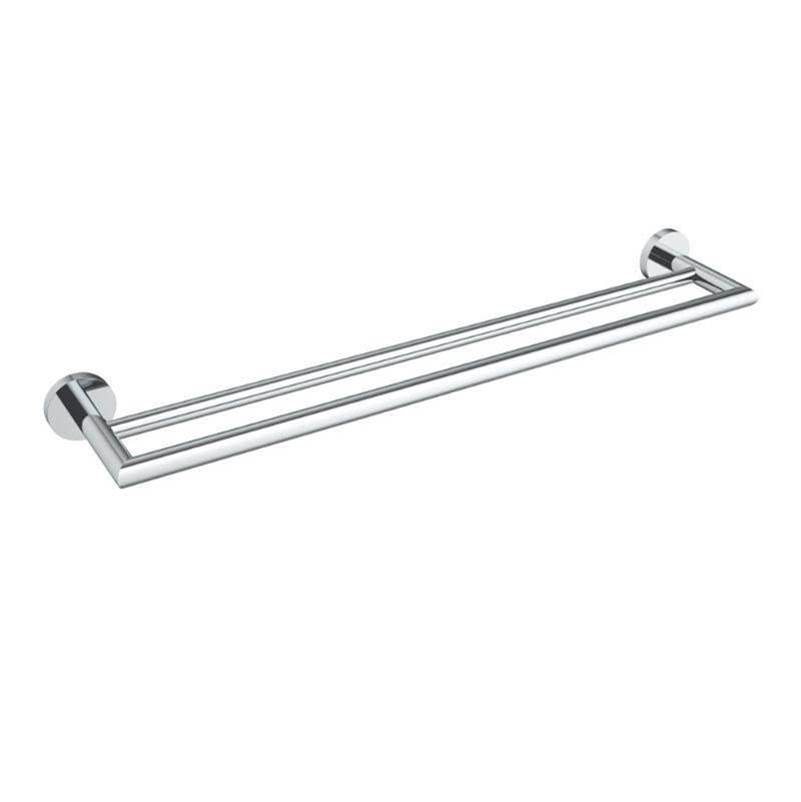 The Water ClosetVolkanoSummit 24'' Double Towel Bar - PVD Brushed Gold