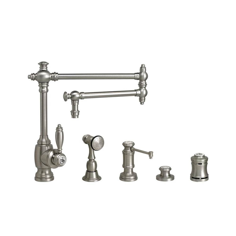 Waterstone Four Hole Kitchen Faucets item 4100-18-4 WC