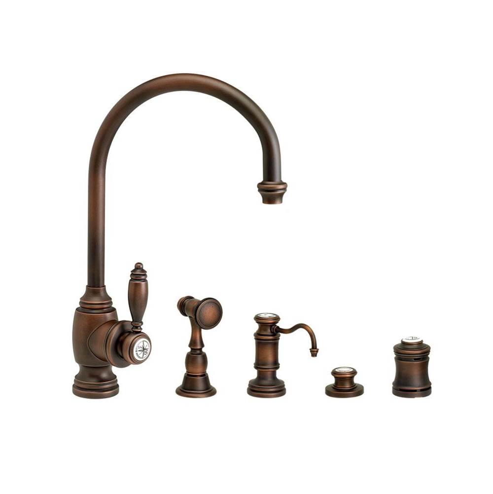 Waterstone Four Hole Kitchen Faucets item 4300-4 SB