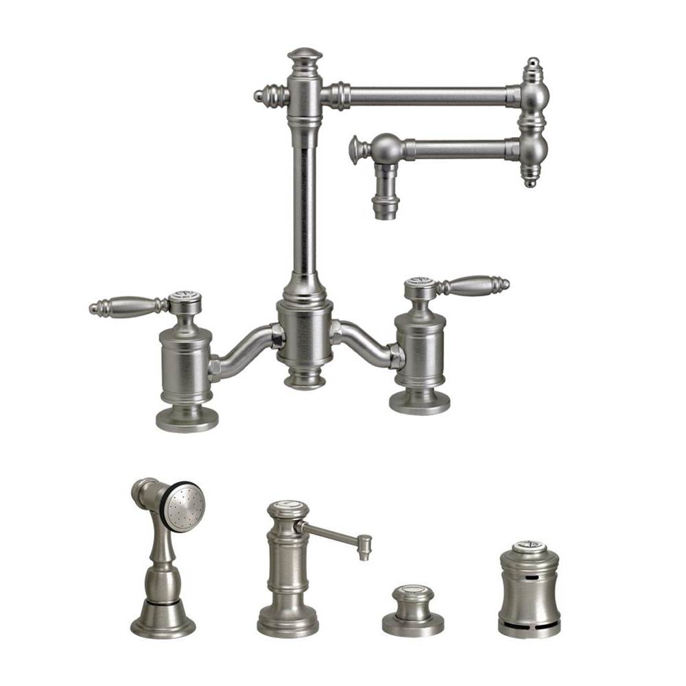 Waterstone Four Hole Kitchen Faucets item 6100-12-4 GB