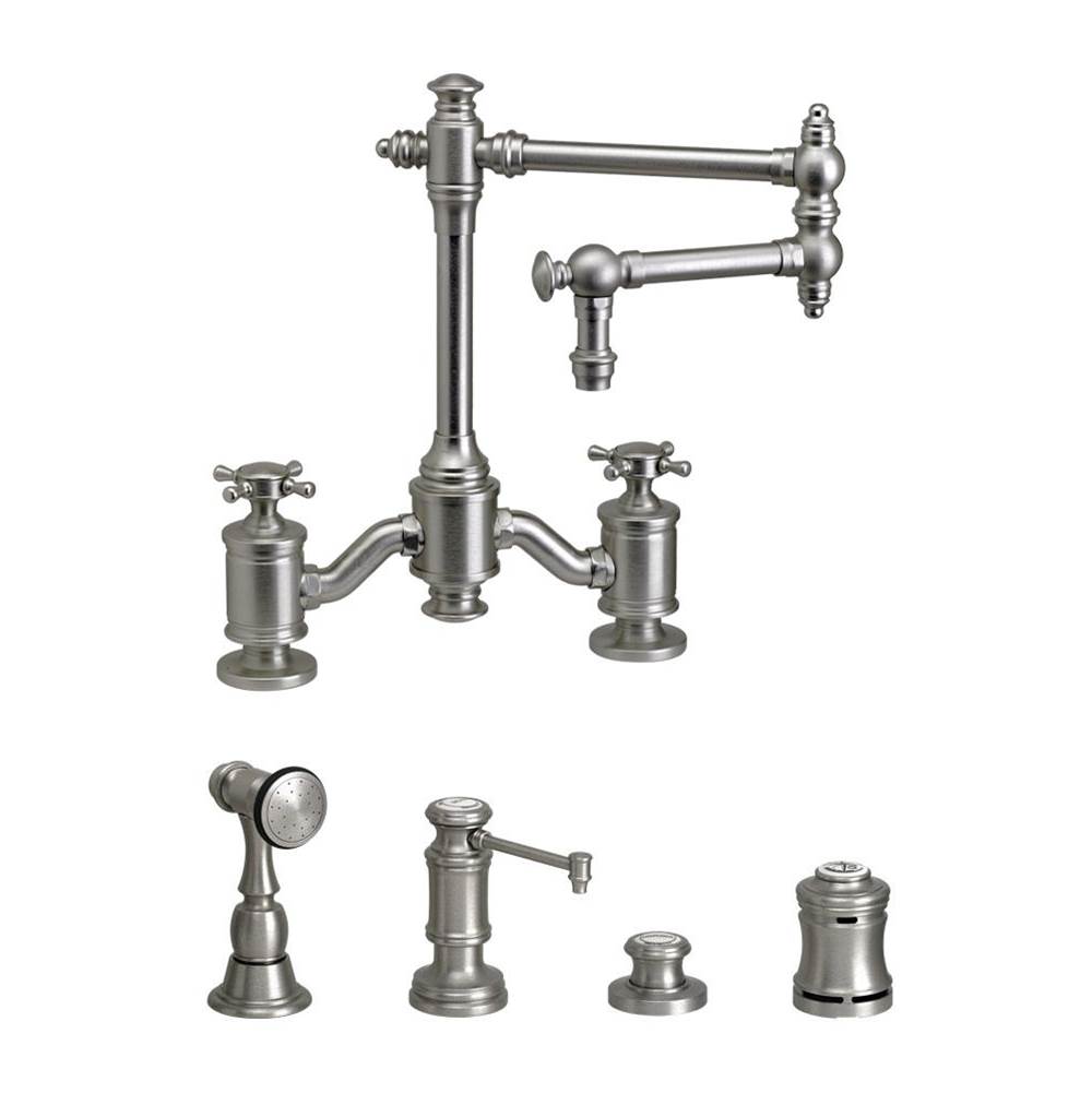 Waterstone Four Hole Kitchen Faucets item 6150-12-4-GR