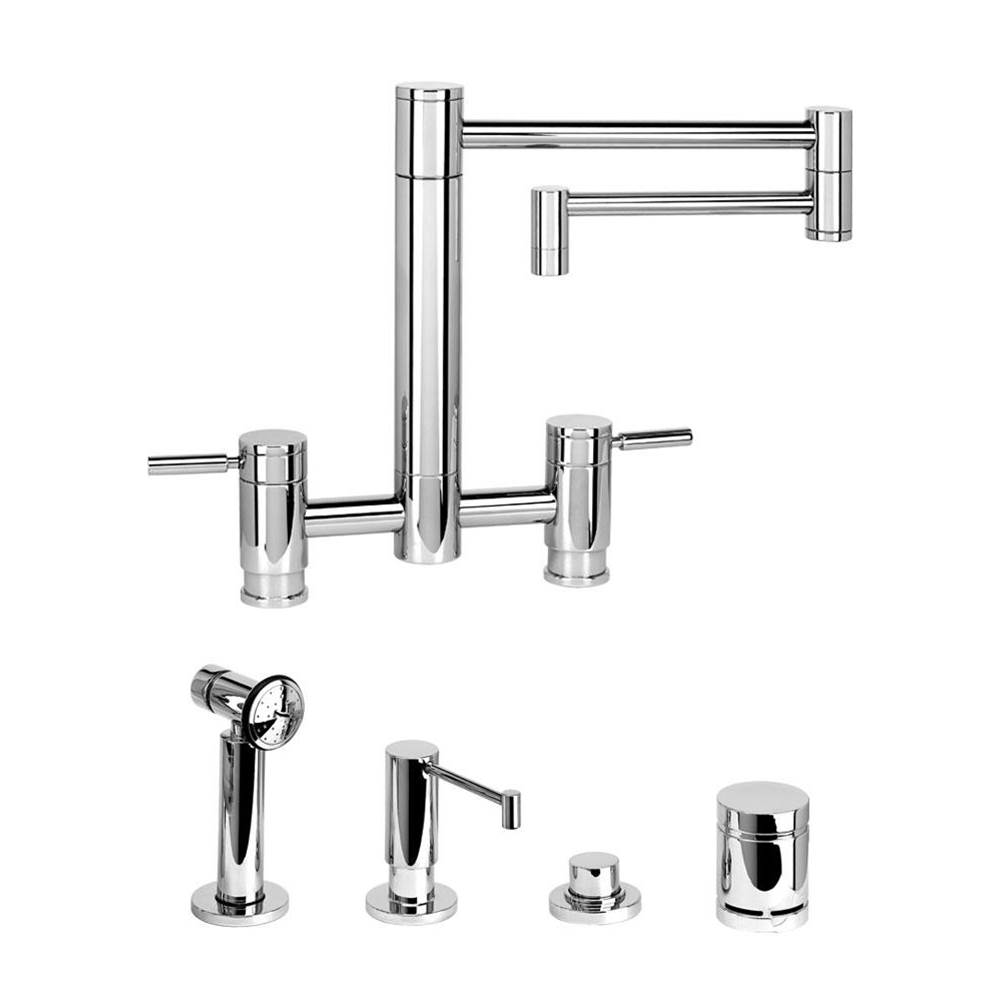 Waterstone Four Hole Kitchen Faucets item 7600-18-4 ORB