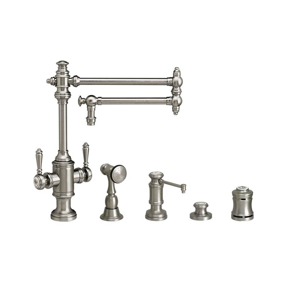 Waterstone Four Hole Kitchen Faucets item 8010-18-4 AMB