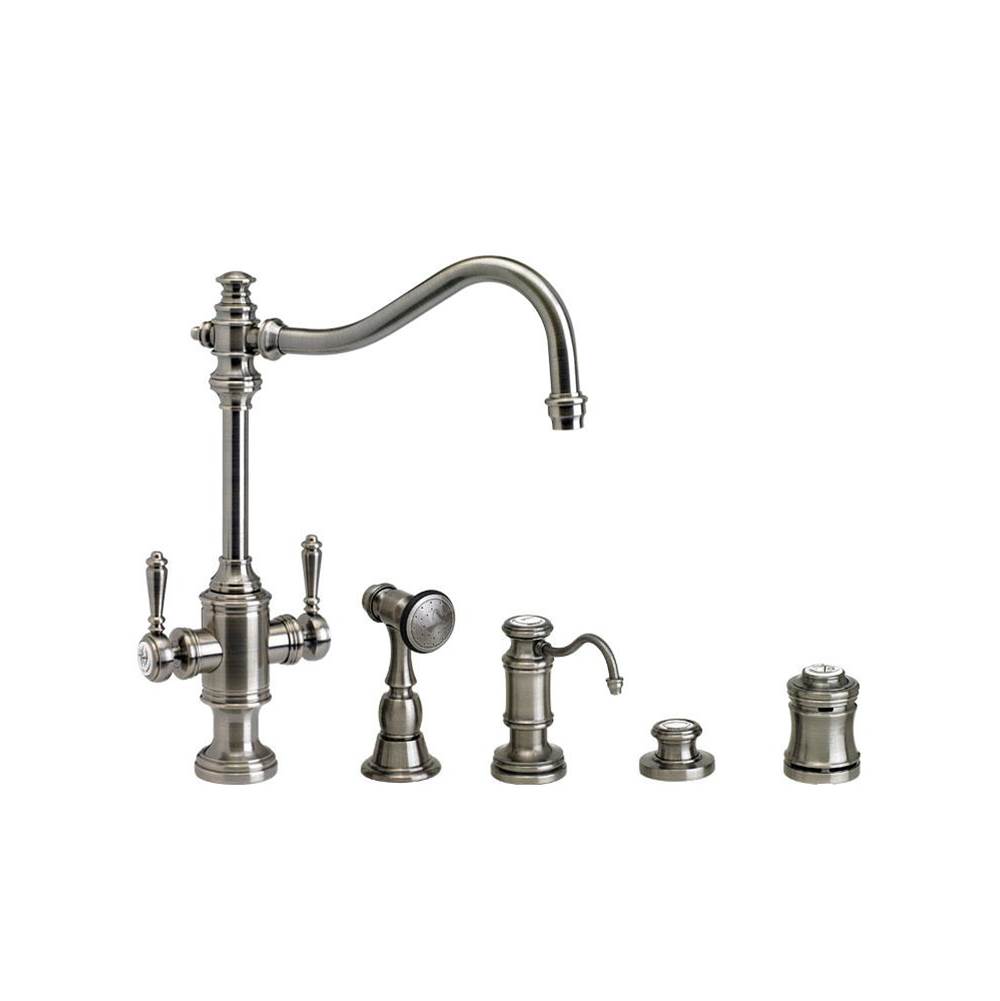 Waterstone Four Hole Kitchen Faucets item 8020-4 SC