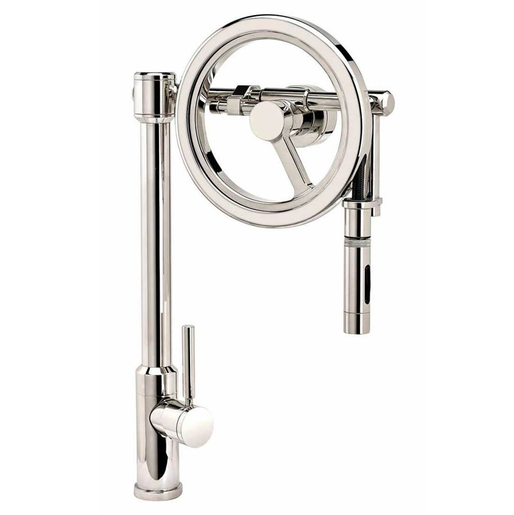 The Water ClosetWaterstoneWaterstone Endeavor Wheel Pulldown Faucet - Toggle Sprayer