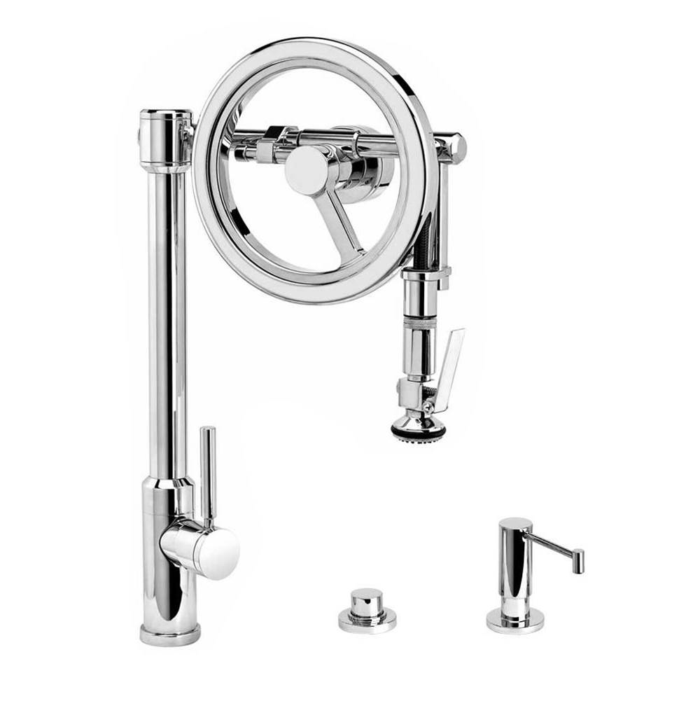 Waterstone Pull Down Faucet Kitchen Faucets item 5130-3-BLN