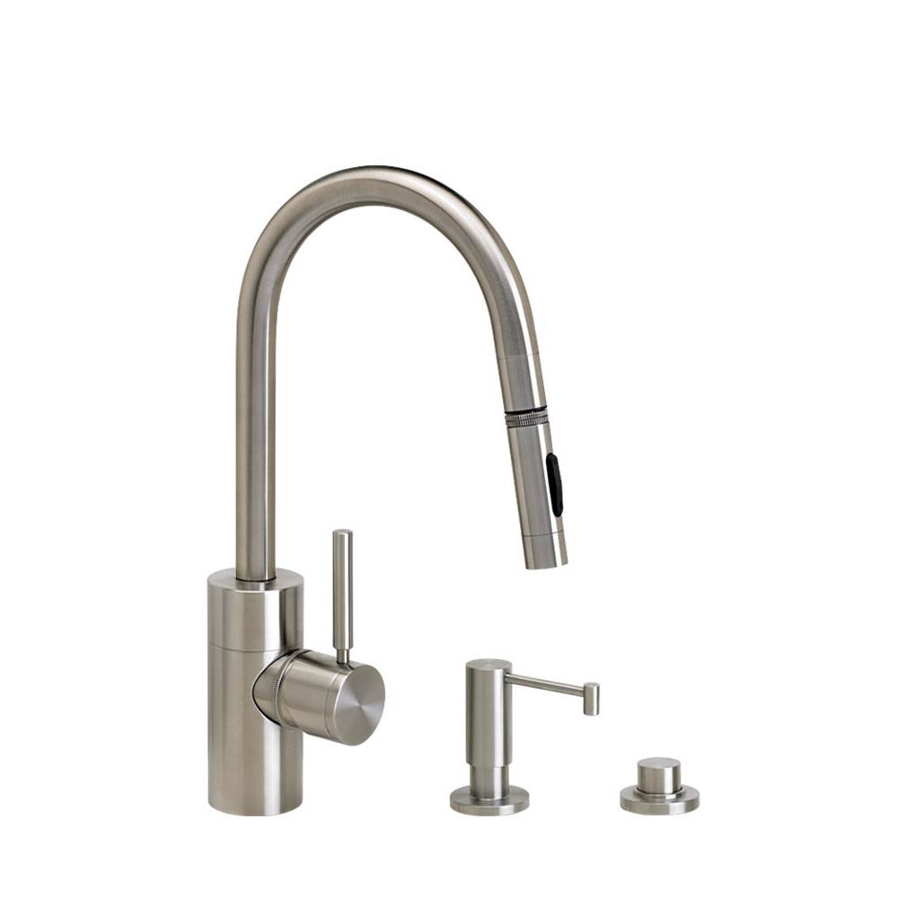 Waterstone Pull Down Bar Faucets Bar Sink Faucets item 5910-3-BLN