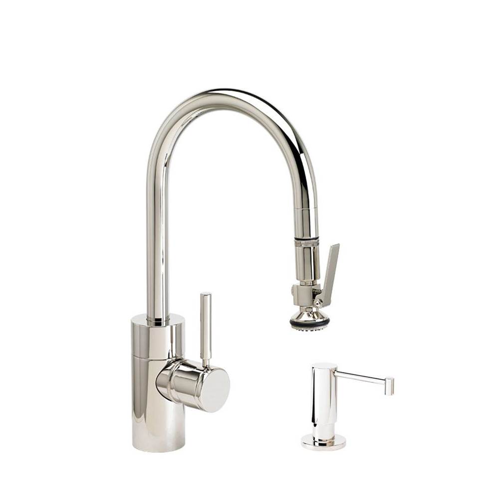 Waterstone Pull Down Bar Faucets Bar Sink Faucets item 5930-2-PB