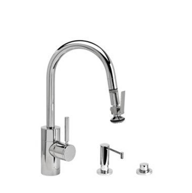 Waterstone Pull Down Bar Faucets Bar Sink Faucets item 5940-3-SG