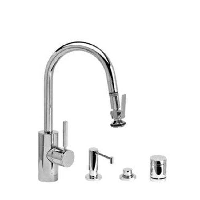 Waterstone Pull Down Bar Faucets Bar Sink Faucets item 5940-4-SS