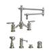 Waterstone - 6100-18-4-MB - Bridge Kitchen Faucets