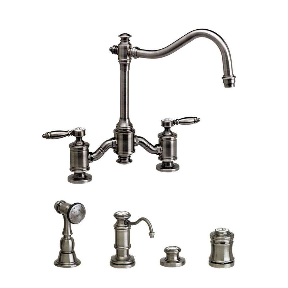 Waterstone Bridge Kitchen Faucets item 6200-4-UPB
