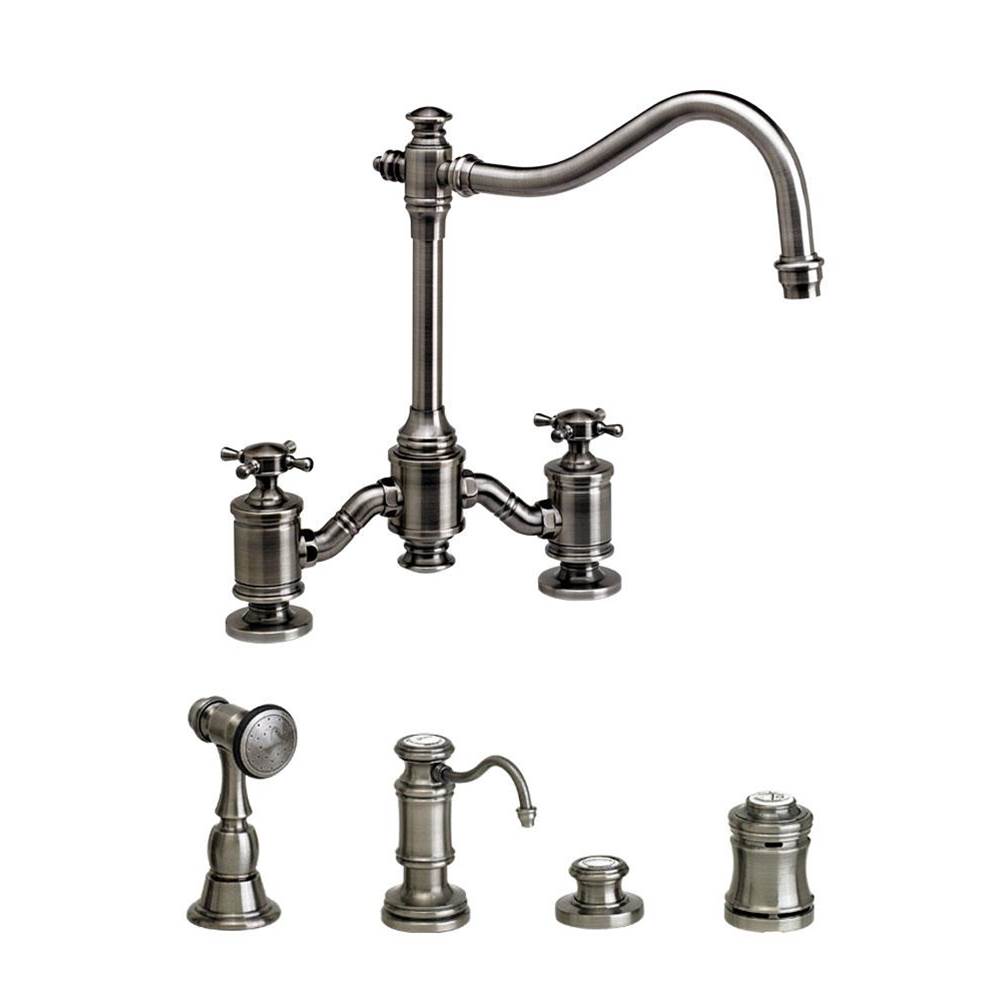 Waterstone Bridge Kitchen Faucets item 6250-4-PB