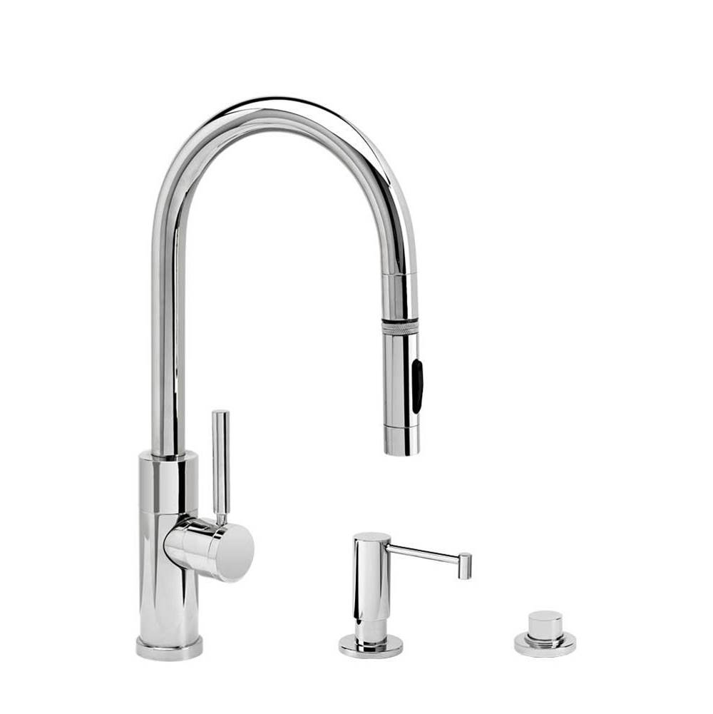 Waterstone Pull Down Bar Faucets Bar Sink Faucets item 9950-3-SB