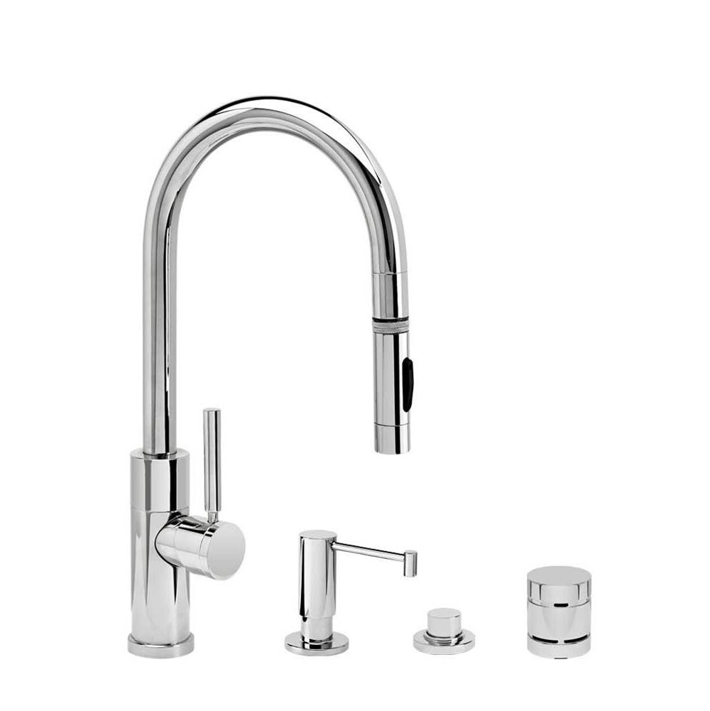 Waterstone Pull Down Bar Faucets Bar Sink Faucets item 9950-4-AMB