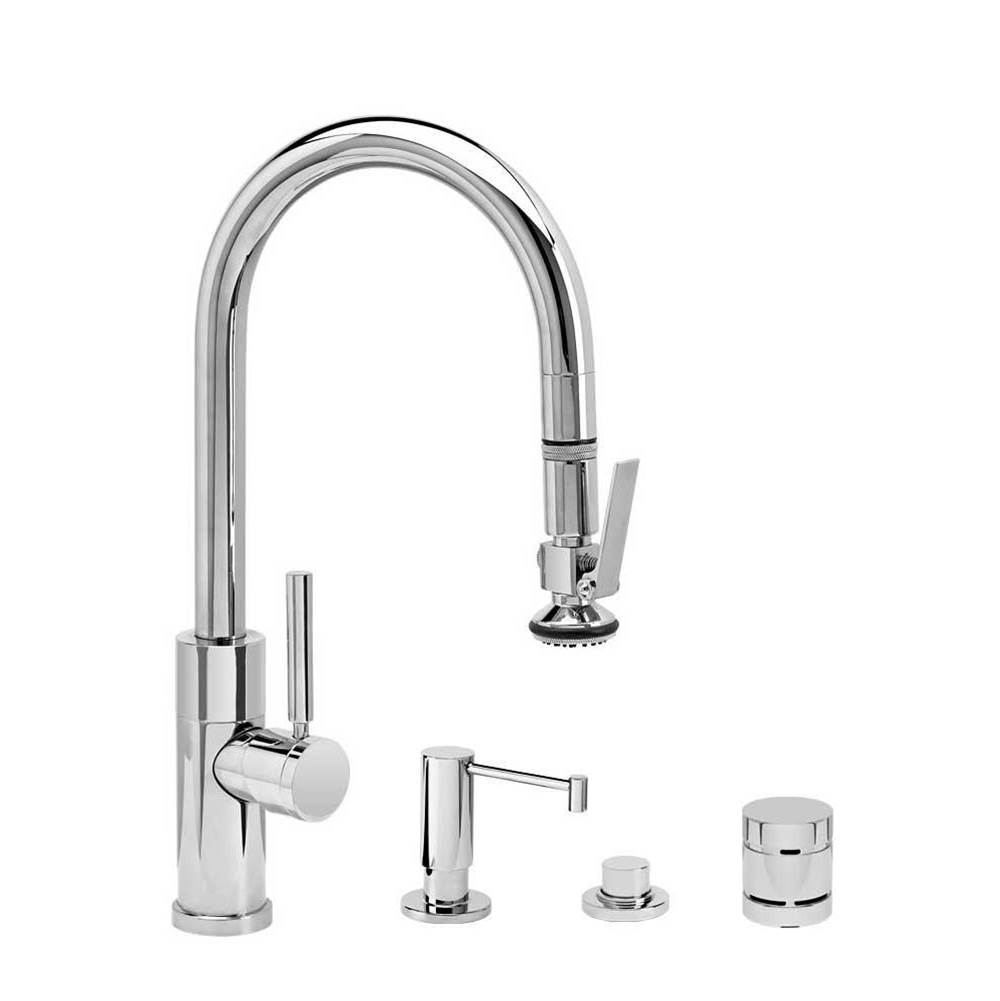 Waterstone Pull Down Bar Faucets Bar Sink Faucets item 9980-4-AMB